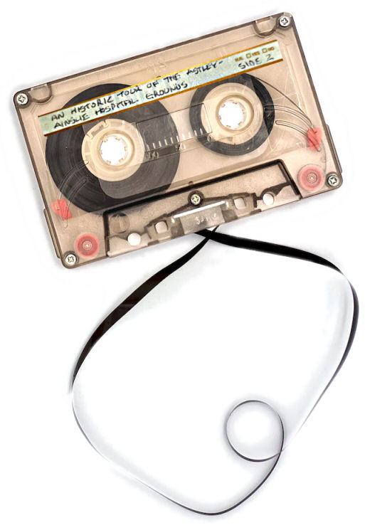 Original clear plastic cassette of the 1981 recording