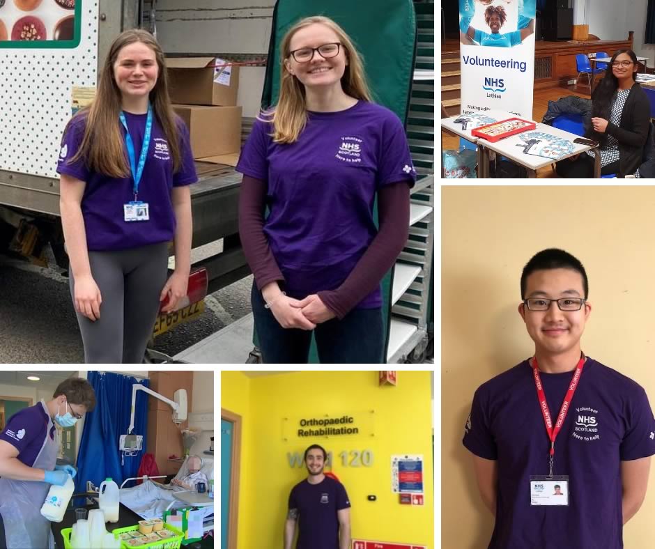 Selection of images of Youth Volunteers
