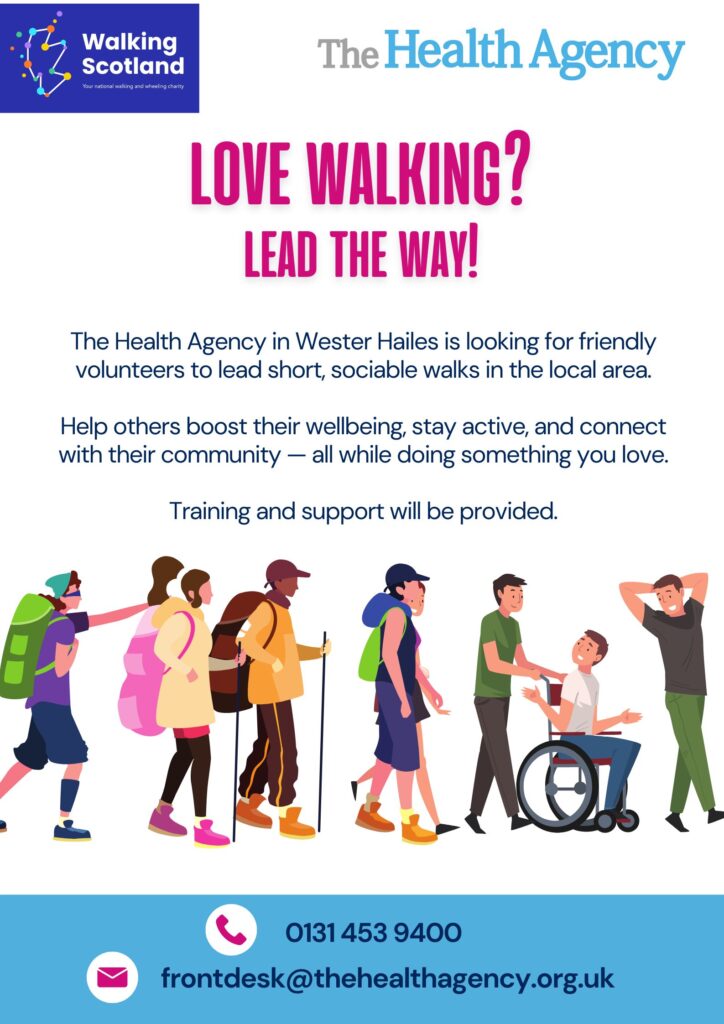 Walk Leader Volunteer advert