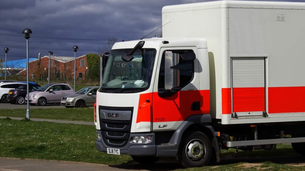 NHS delivery lorry